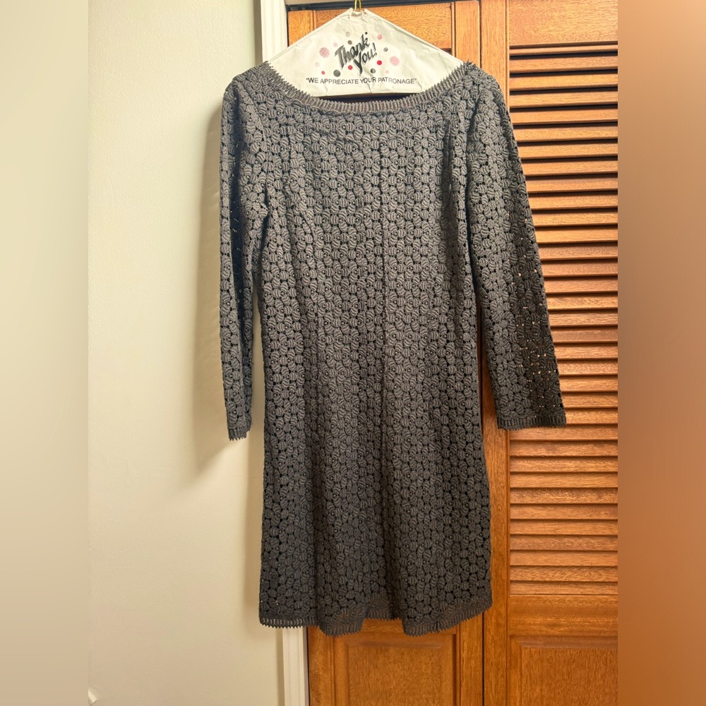 Diane Von Furstenberg Gray Size 8 Dress